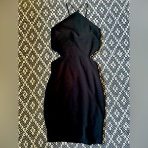 Little Black Dress with diamond cut out sides.